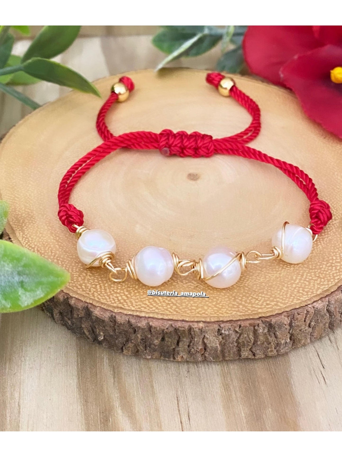 ENTRE PERLAS (pulsera )