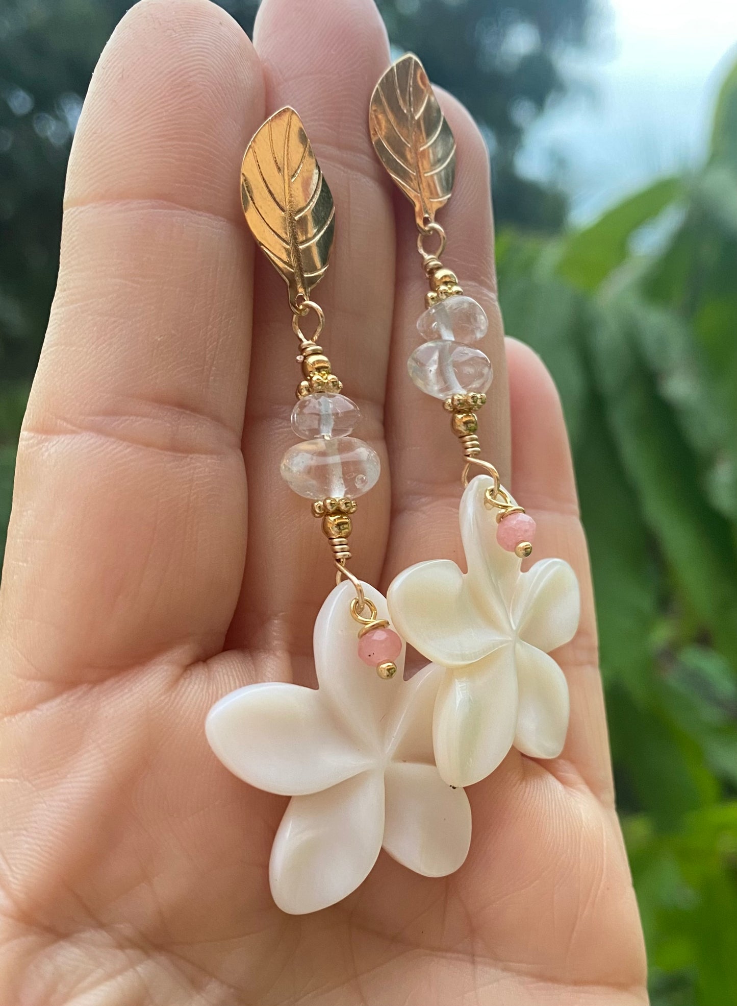 GARDENIA (aretes)