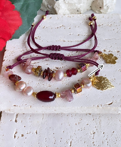 GRANATE (pulseras de hilo)