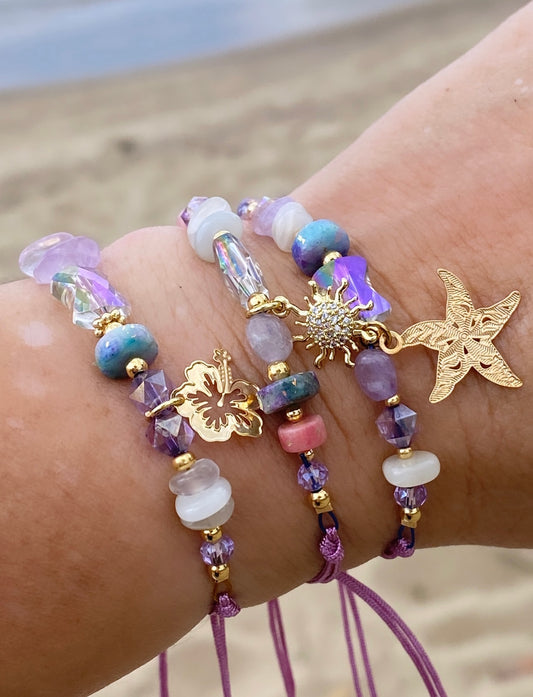 BRISA DE VERANO (pulseras de hilo )