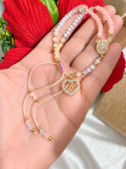DULCE AMPARO (pulsera Rosario)