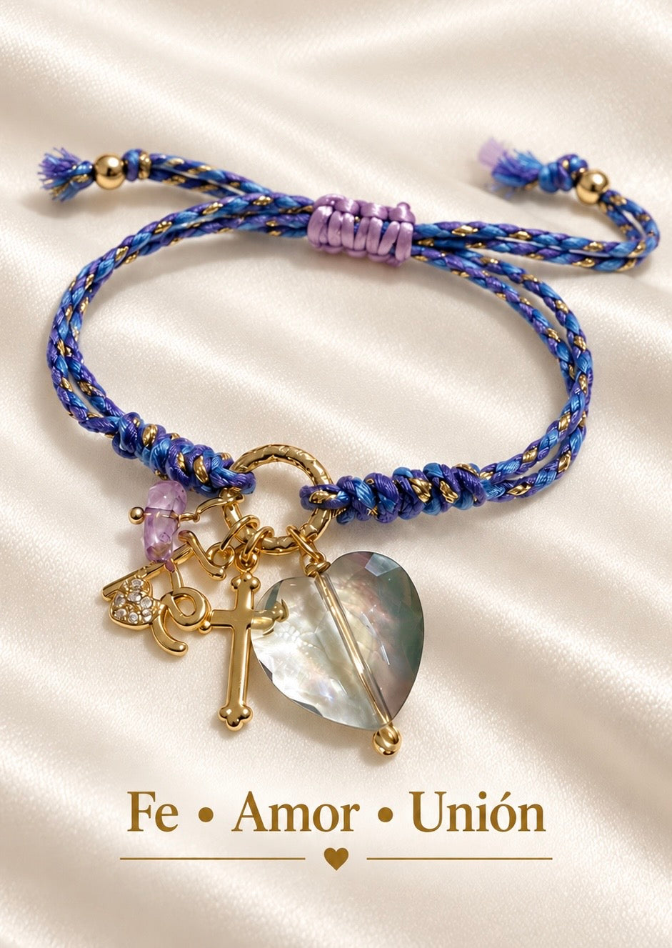 FE, UNIÓN Y AMOR (pulsera)