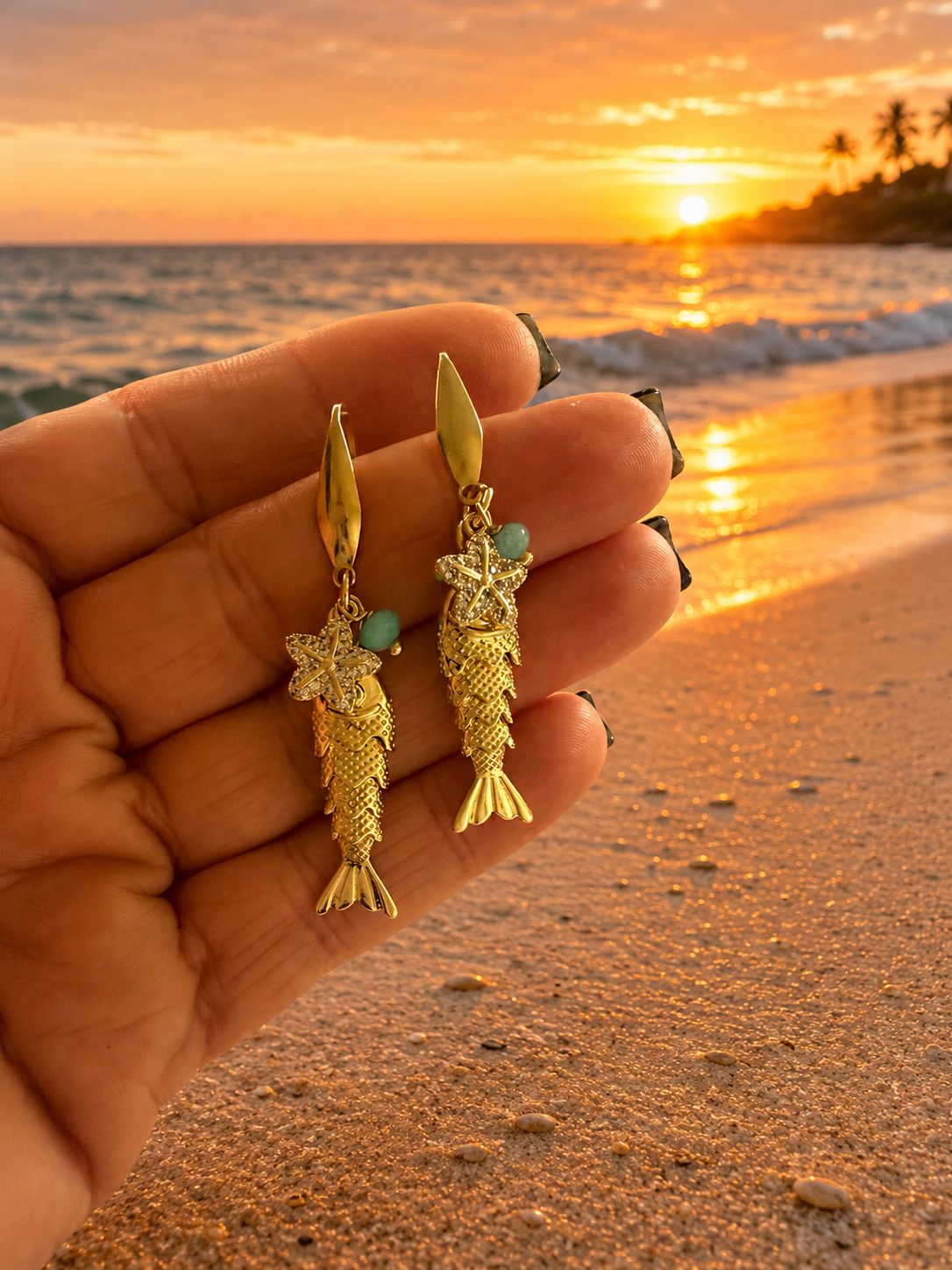 TESOROS DEL MAR (aretes )