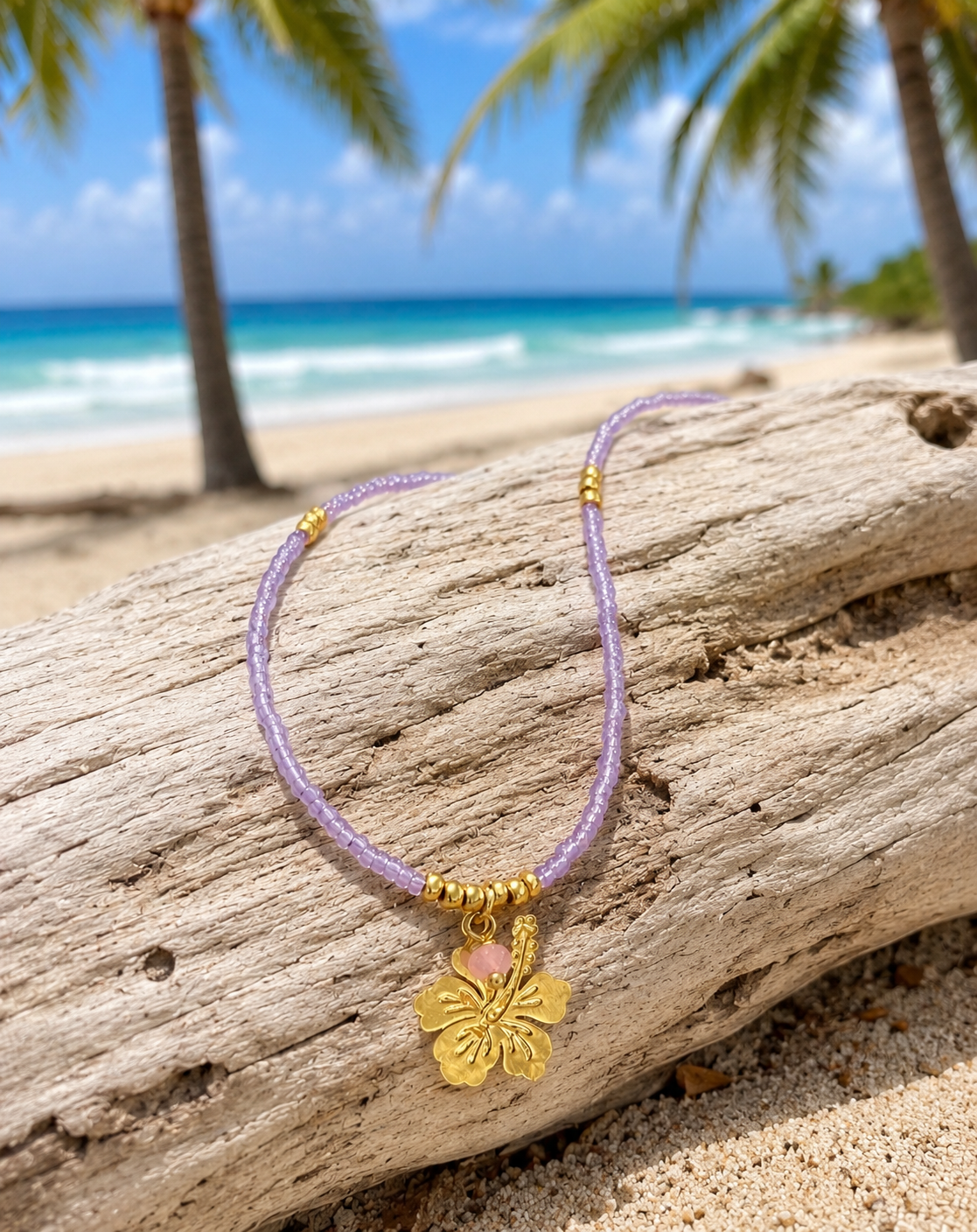 A ORILLAS DEL MAR (pulsera -collar tesoros del mar)
