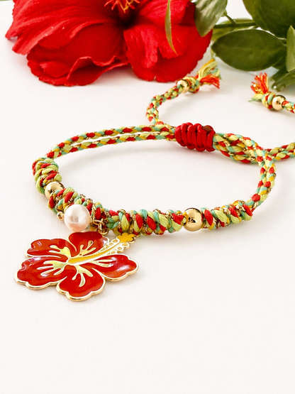 FLORECE CON AMAPOLA(pulsera)