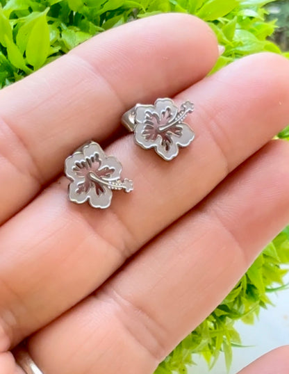 AMAPOLA (aretes acero inoxidable)