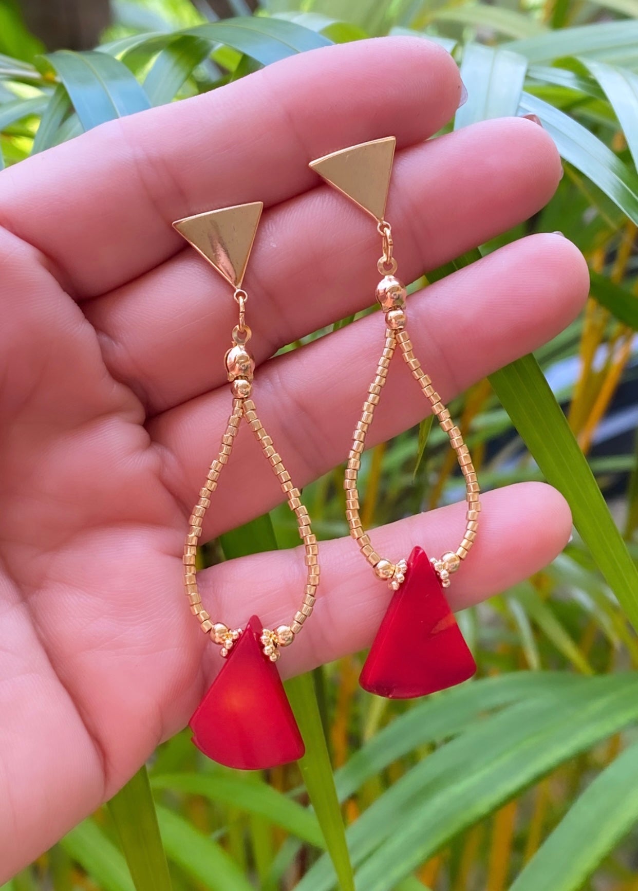 GOTA ROJA (aretes)