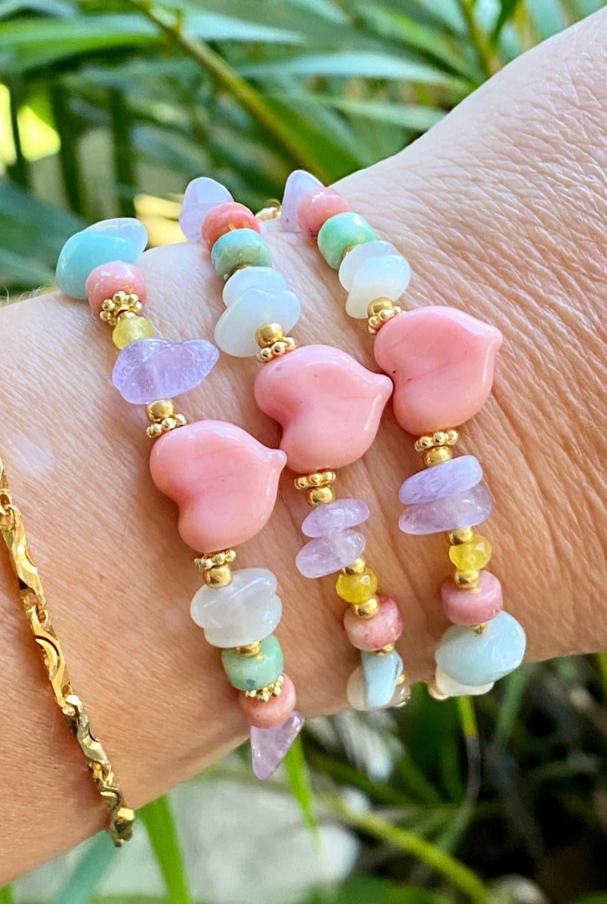 AMOR ES (dulces corazones pulsera)