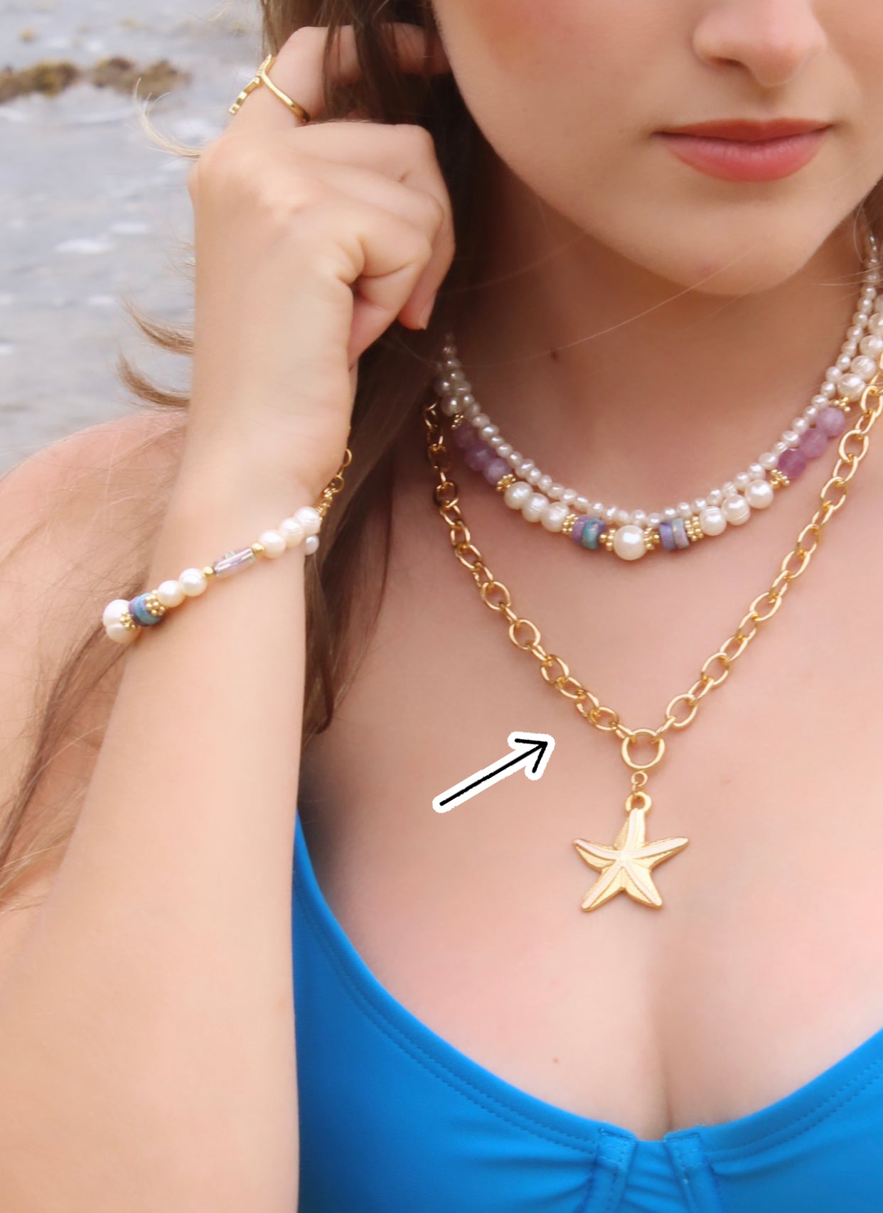 ESTRELLA DE MAR(collar largo)