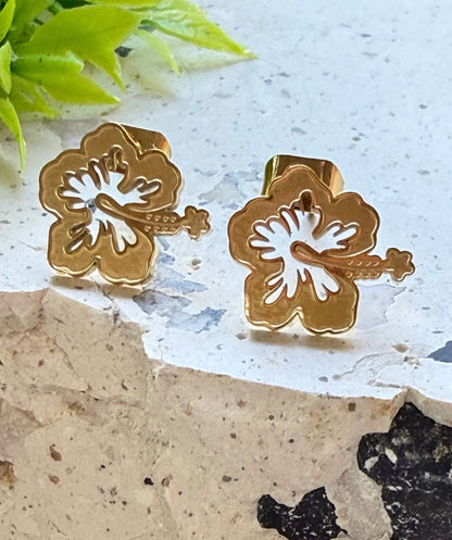 AMAPOLA (aretes acero inoxidable)