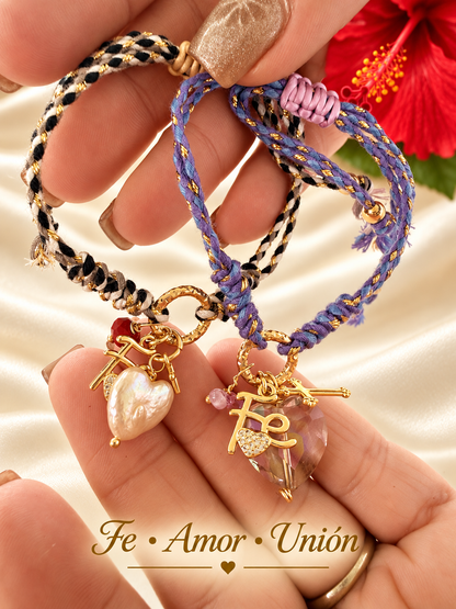 FE, UNIÓN Y AMOR (pulsera)
