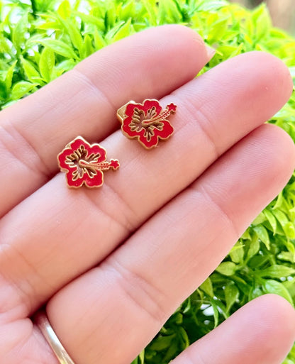 AMAPOLA (aretes acero inoxidable)