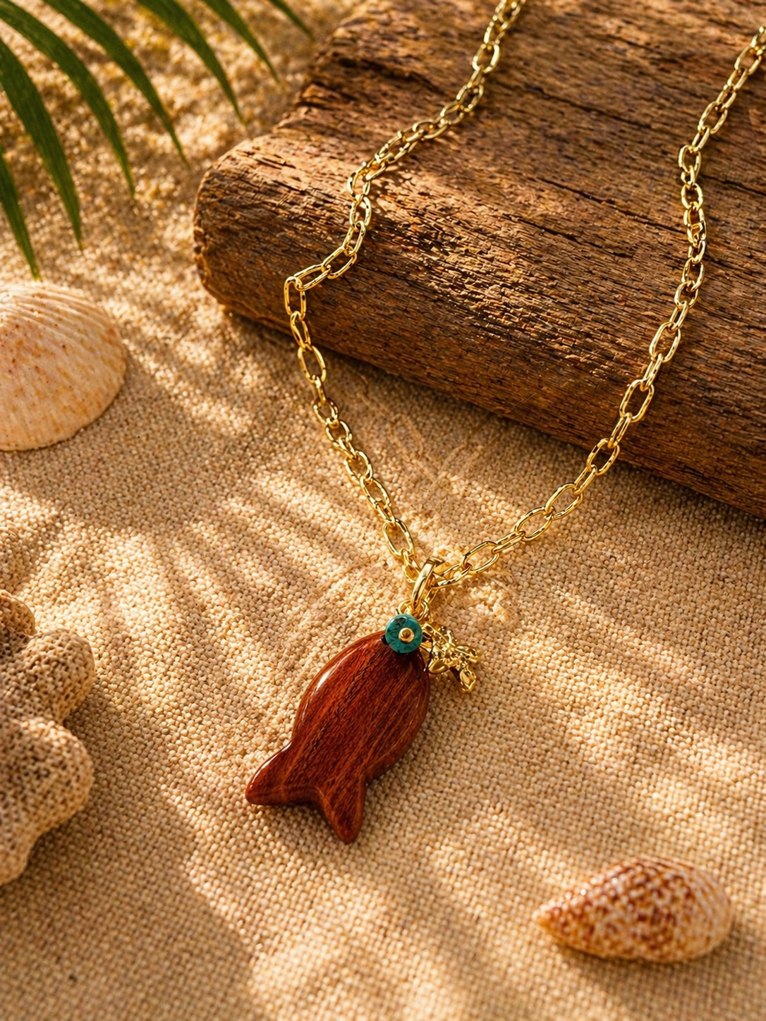 TESOROS DEL MAR (collar pez terracota)