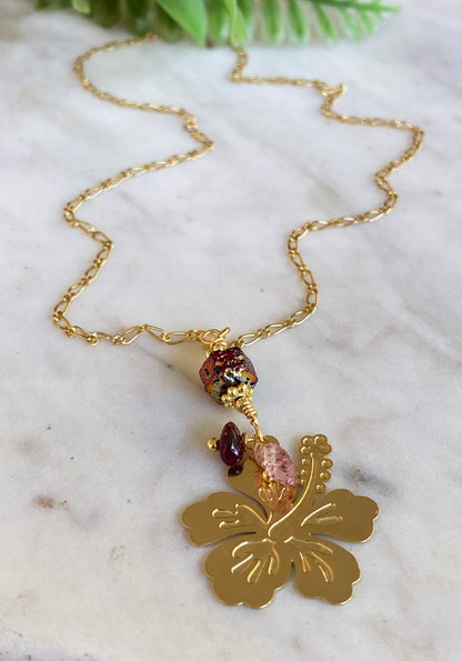 AMAPOLA (collar granate)