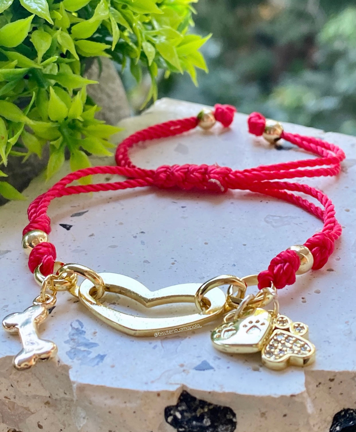 DOG LOVERS (pulsera de hilo)