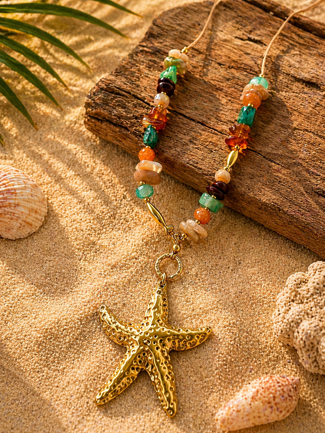 TESOROS DEL MAR-Collar Estrella del Caribe