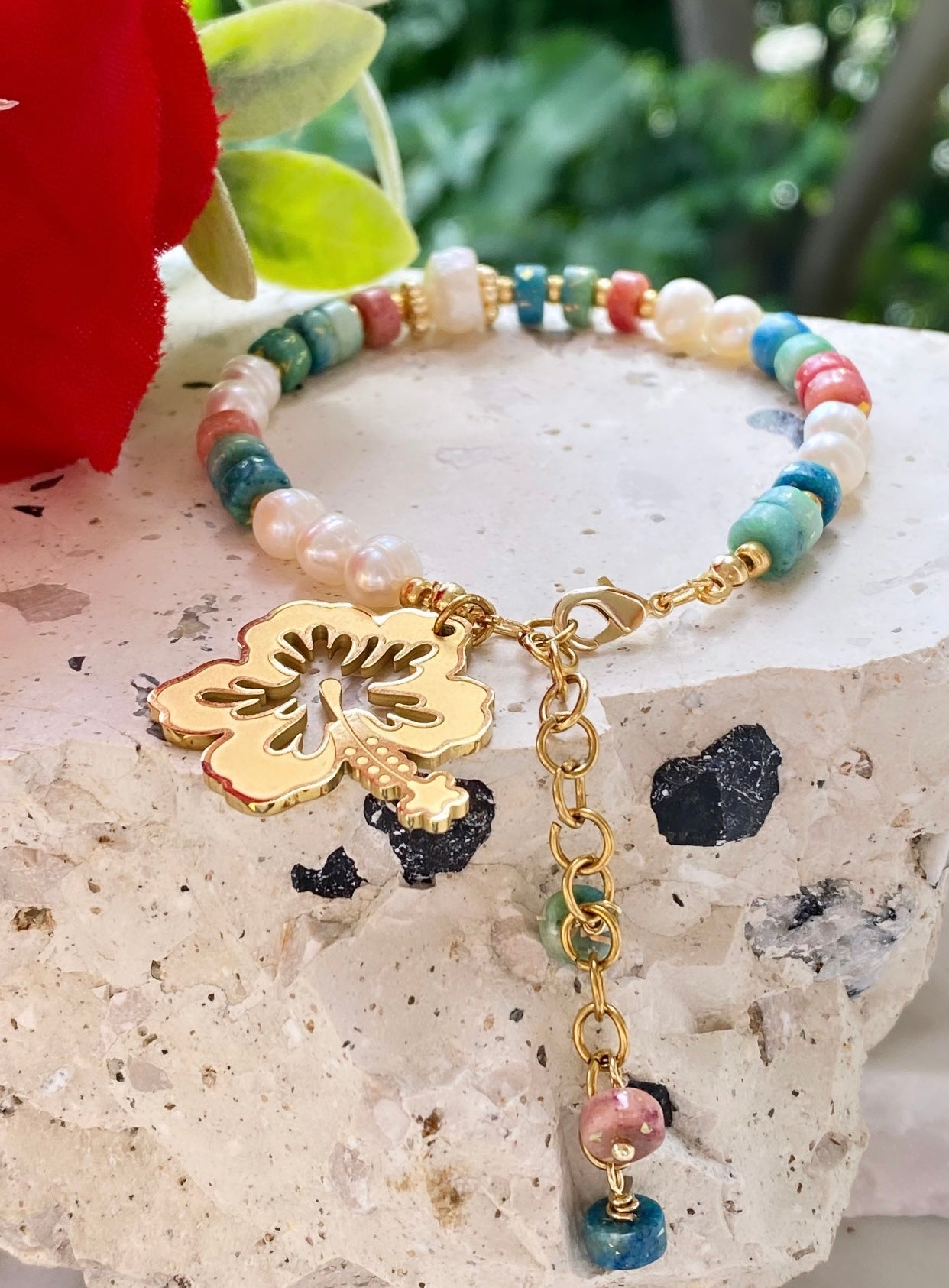 AMAPOLA EN PRIMAVERA II (pulsera)