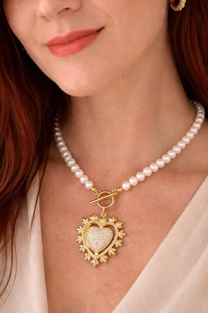 CORAZÓN RADIANTE (collar )