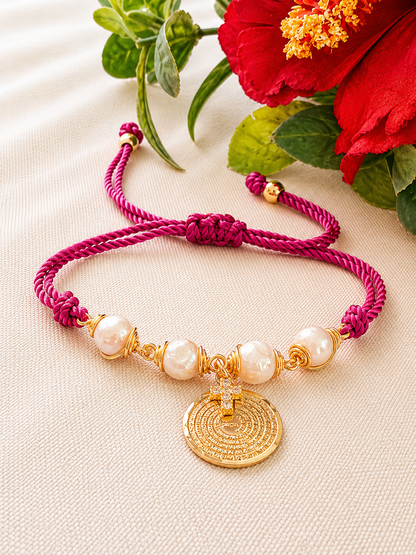 PADRENUESTRO (pulsera de hilo )