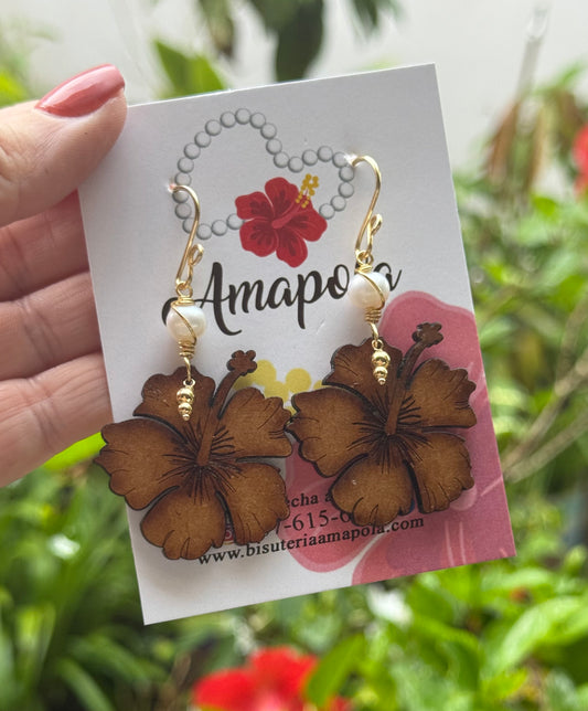 AMAPOLA ARTESANAL (aretes)