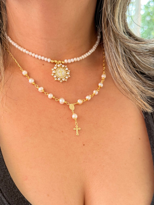 PERLAS DE AMOR (collar decenario )