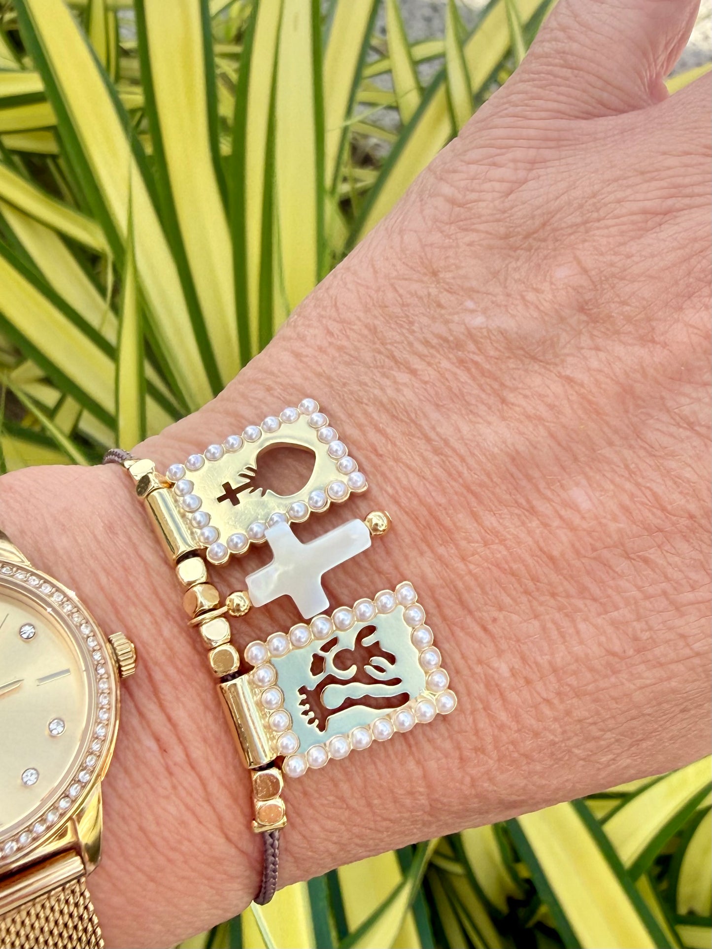 ESCAPULARIO EN HILO (pulsera)