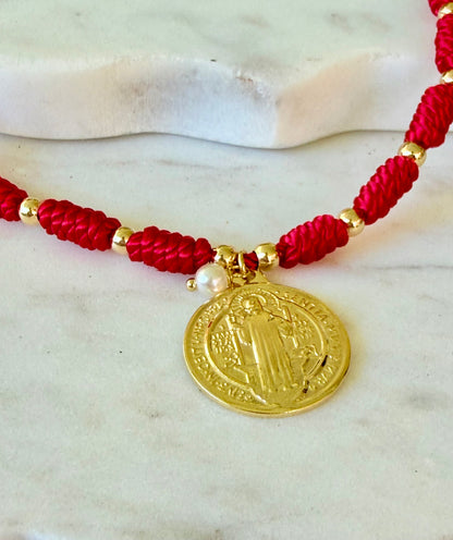 SAN BENITO (collar hilo)