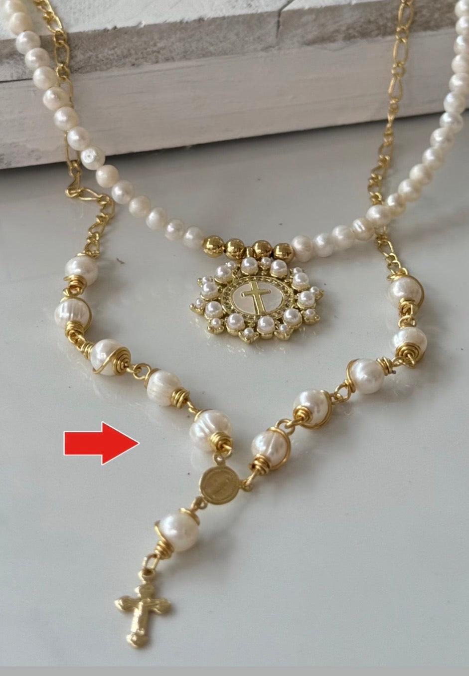 PERLAS DE AMOR (collar decenario )