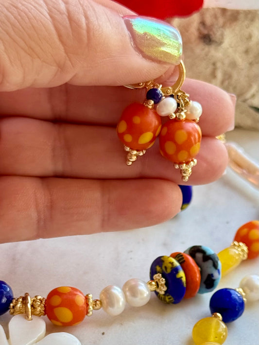 FLORECE (aretes Huggies )