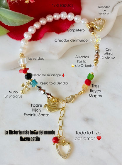 LA HISTORIA MÁS BELLA DEL MUNDO nuevo estilo (pulsera)