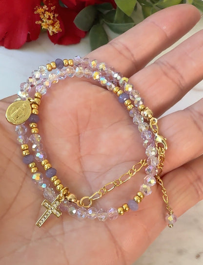 DEVOCION MARIANA (Rosario pulsera)