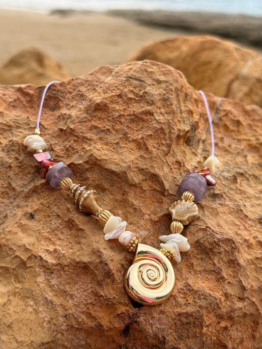 CARACOL  ESPIRAL (collar)