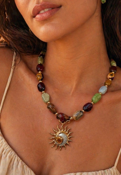 TESOROS DEL MAR (Collar Sol y Luna)