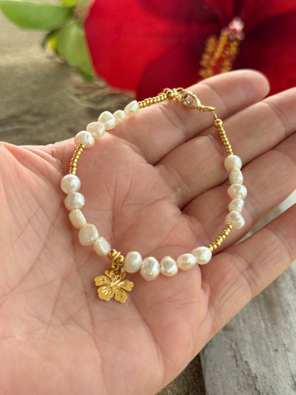 AMAPOLA entre perlas (conjunto)