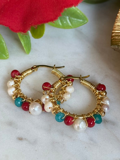 BRISA CARIBEÑA (aretes)