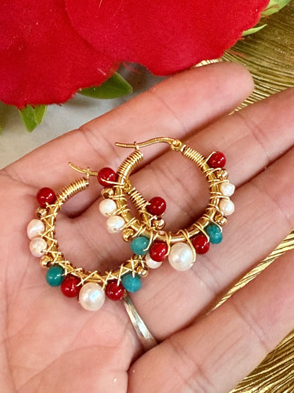 BRISA CARIBEÑA (aretes)