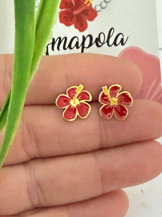 AMAPOLA (aretes acero inoxidable)