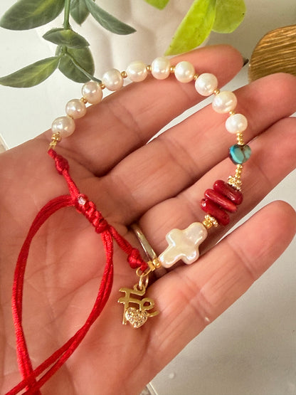 AMOR, FE y ENTREGA (pulsera)