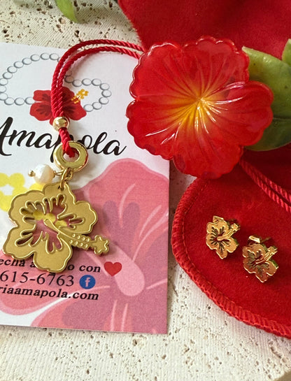 AMAPOLA (collar hilo)