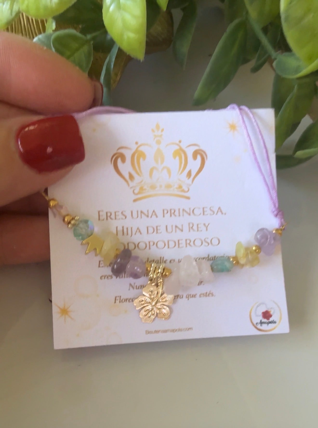 FLORECE, princesa de Dios  (pulsera)