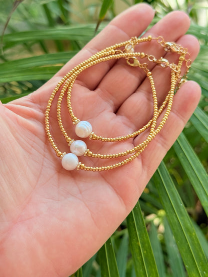 PERLA SOLITARIA (pulsera)