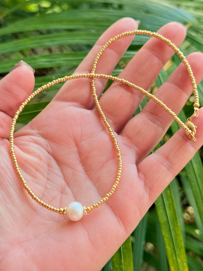 PERLA SOLITARIA (collar)